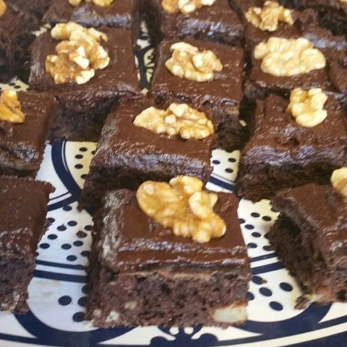 Reduced Carb Lupin Choc brownie - Professor Kouris Nutrition